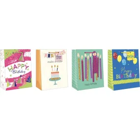 Paper Images Assorted General Birthday Medium Gift Bag