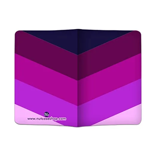 Passport Cover Travel Wallet Holder -Shades Of Purple