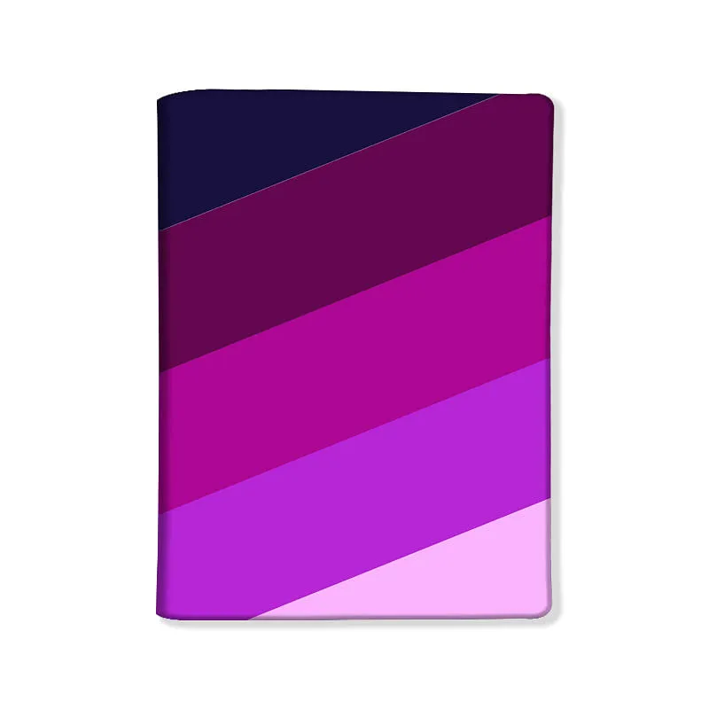 Passport Cover Travel Wallet Holder -Shades Of Purple