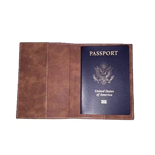 Passport Holder for Men Travel Case with Single Luggage Tag  - Oh! The Places