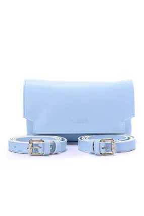 PASTEL BLUE | MULTI-USE DOUBLE BELT BAG