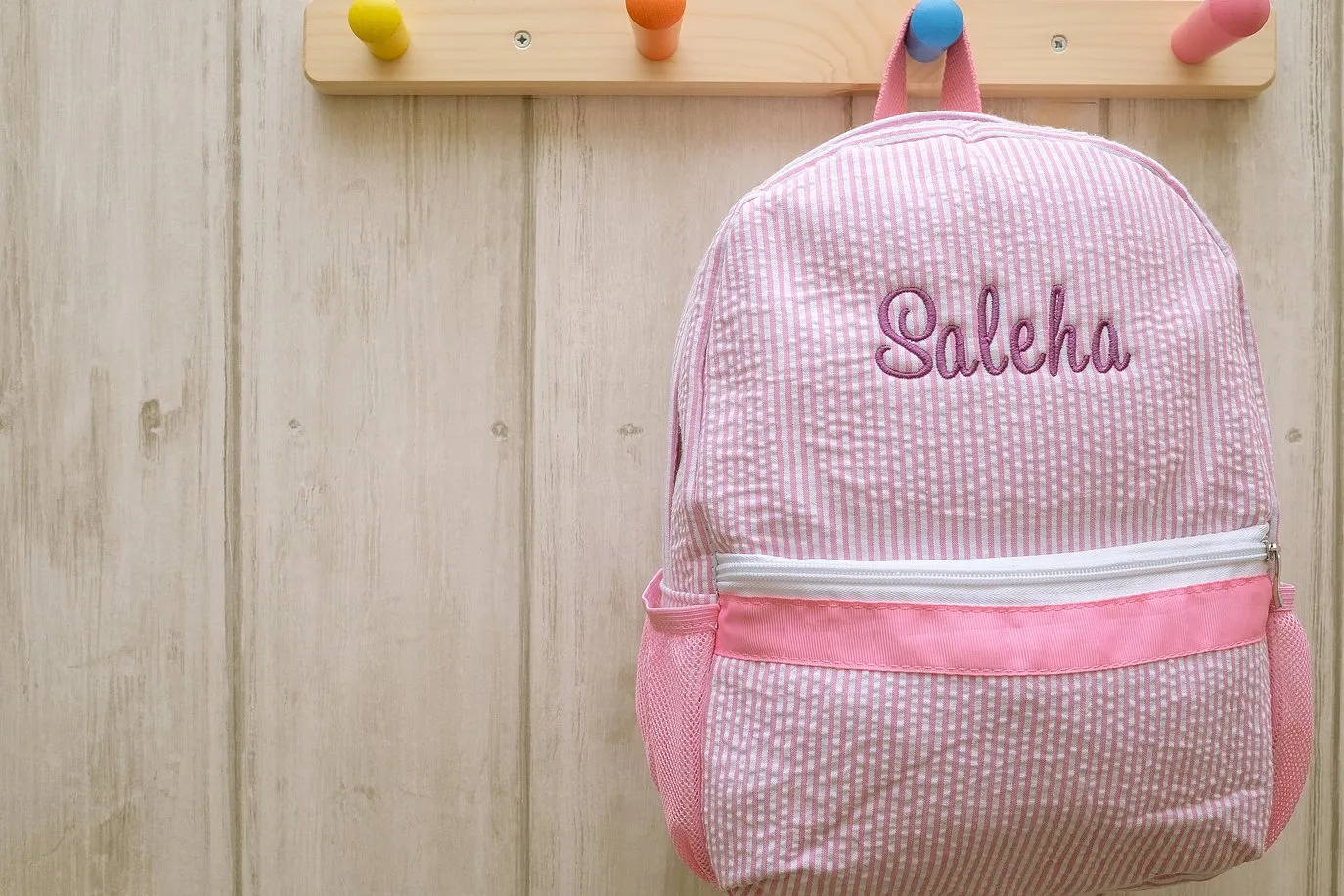 Personalised Toddler Backpack in Pink