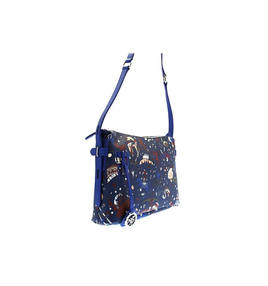 Piero Guidi Magic Circus - Blue Crossbody Bag 11 x 8 x 3