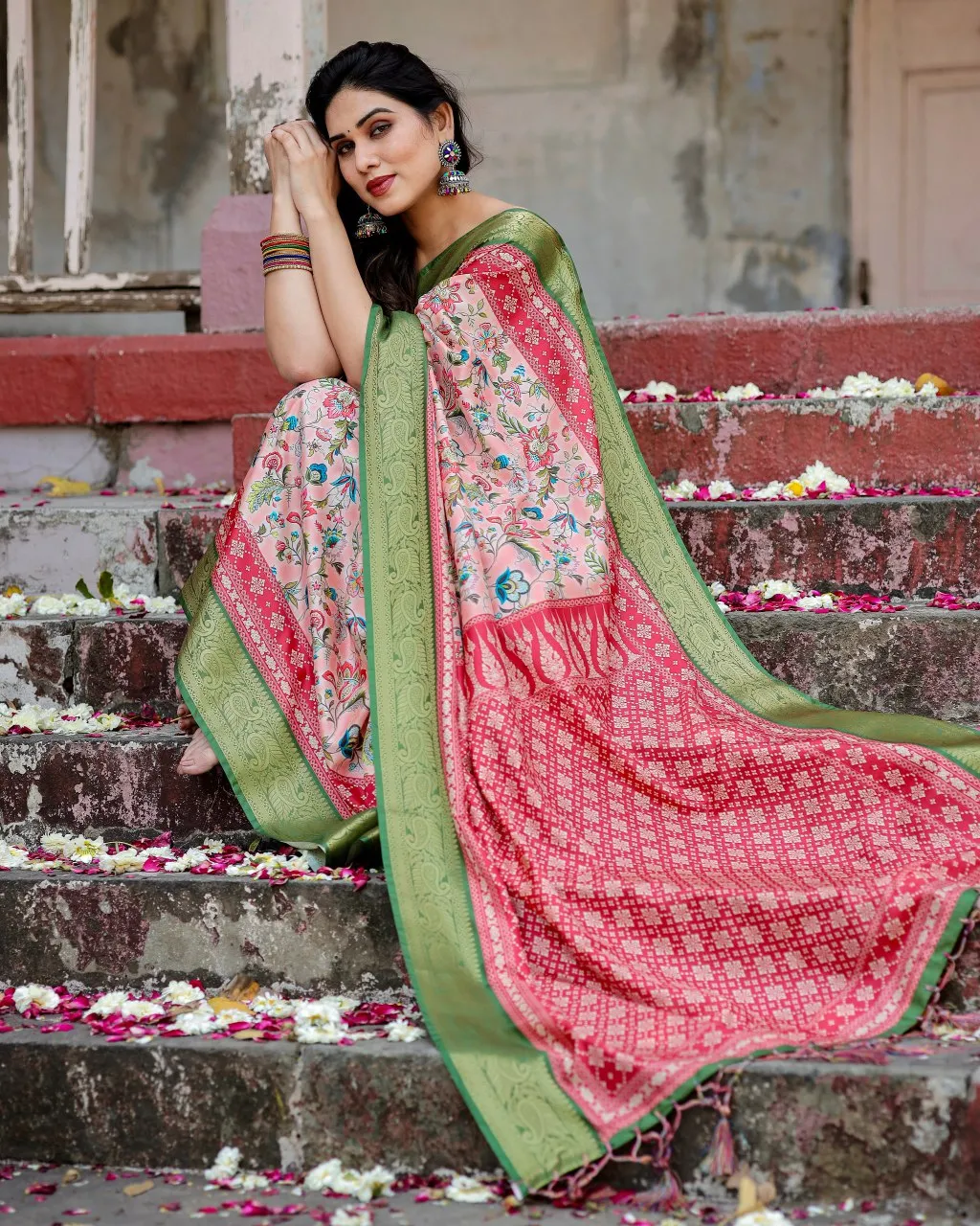 Pure Silk Printed Women's Saree