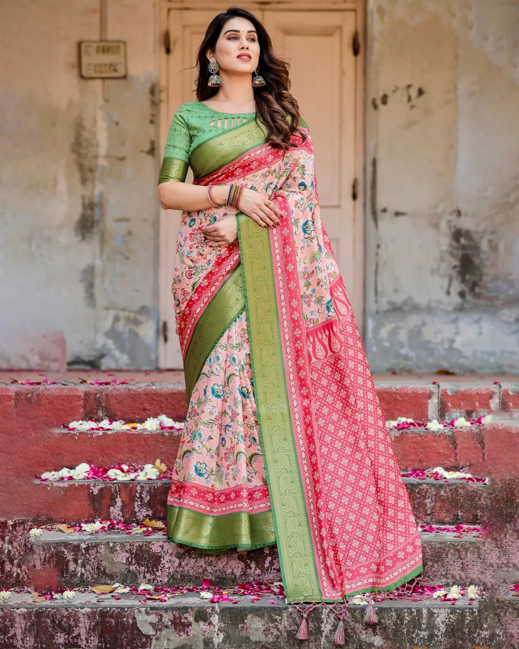 Pure Silk Printed Women's Saree