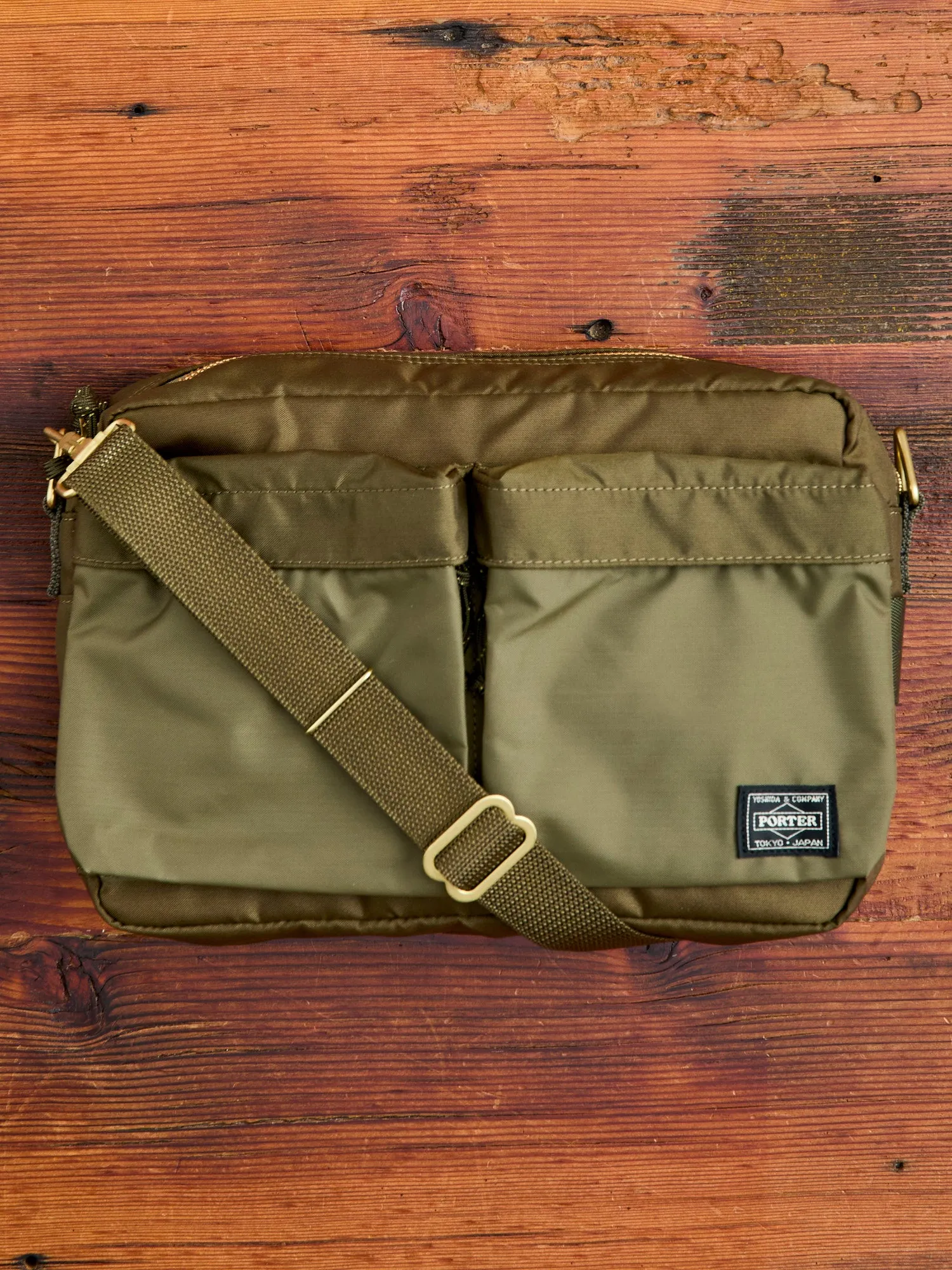 "Force" Shoulder Bag (S) in Olive Drab