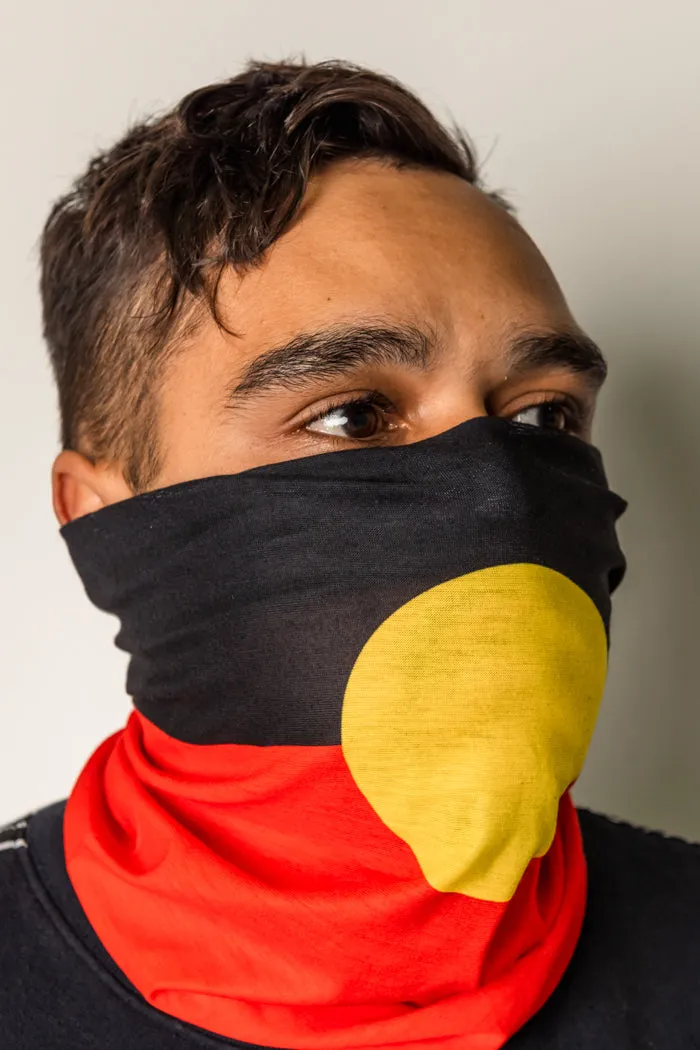 "Raise the Flag" Aboriginal Flag (Large) Black Women's T-Shirt Boxed Bundle