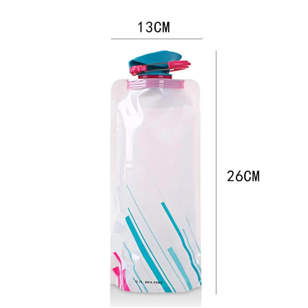 Reusable Foldable Flexible Water Bottle