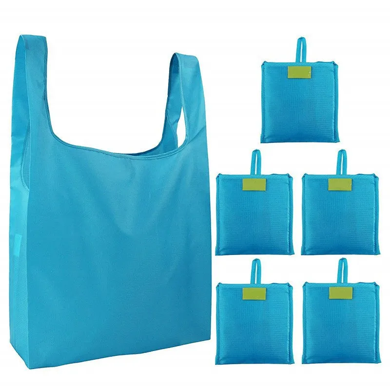 Reusable shopping bag folding portable