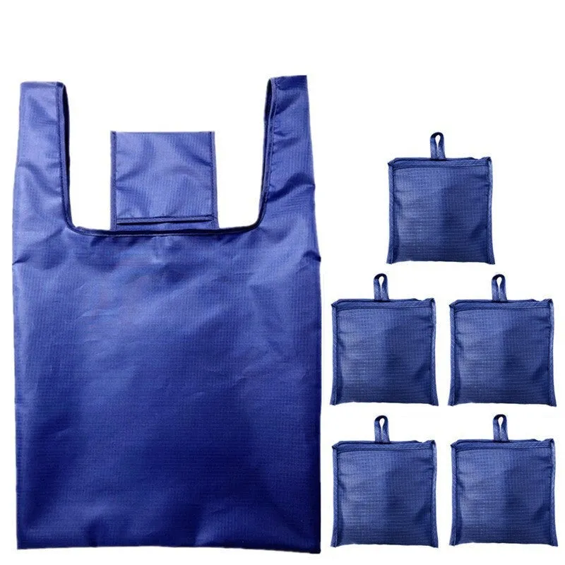 Reusable shopping bag folding portable