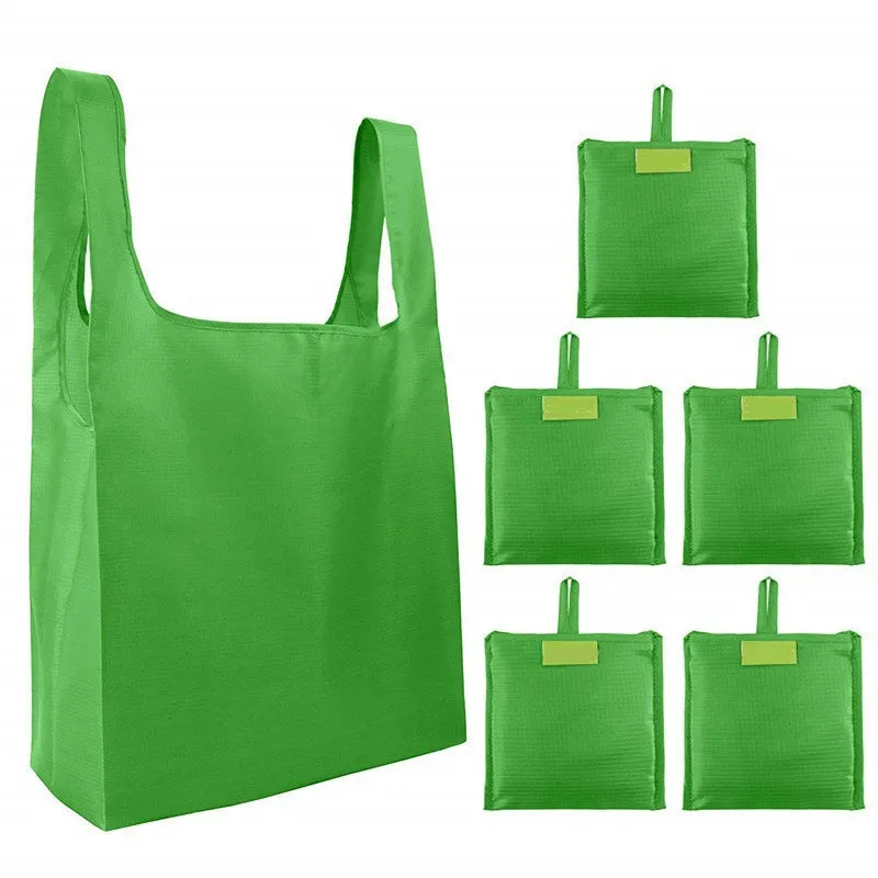 Reusable shopping bag folding portable