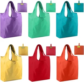 Reusable shopping bag folding portable