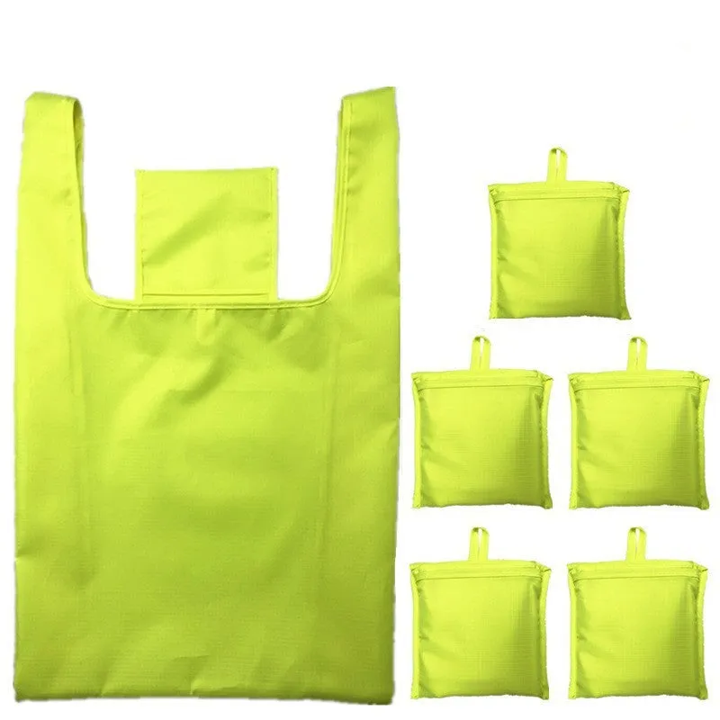 Reusable shopping bag folding portable