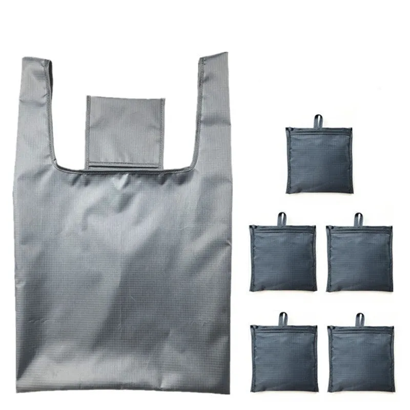 Reusable shopping bag folding portable