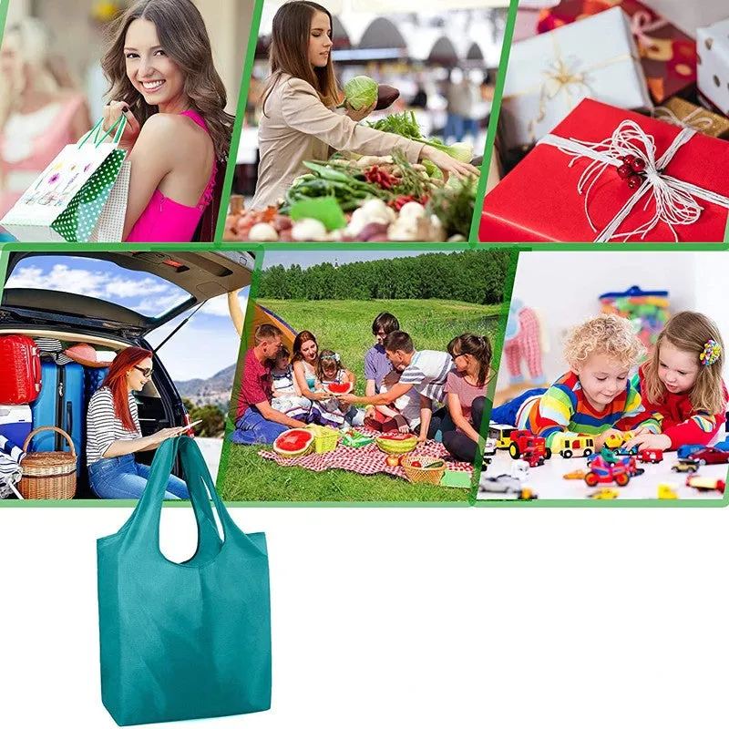 Reusable shopping bag folding portable