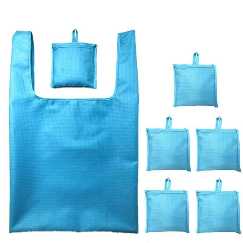 Reusable shopping bag folding portable