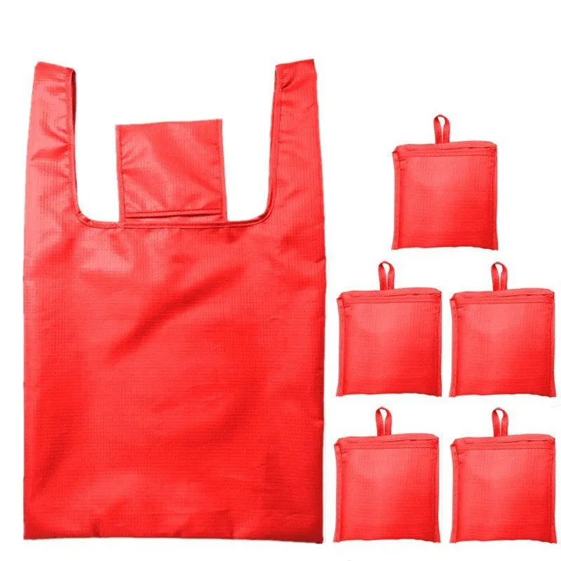 Reusable shopping bag folding portable