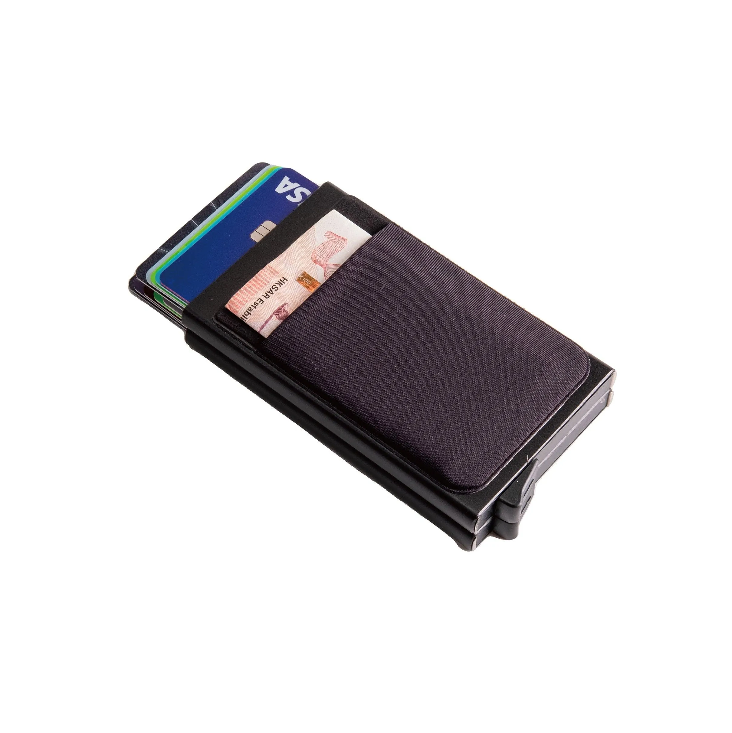 RFID Aluminium Anti-theft Double Holder Credit Card Wallet