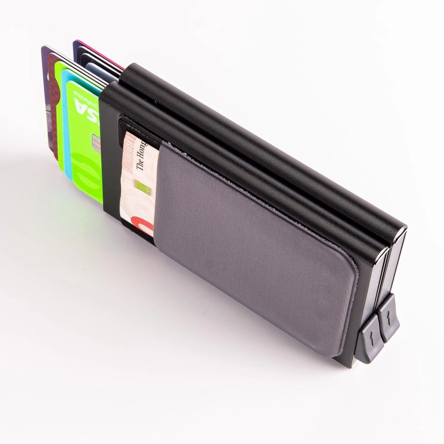 RFID Aluminium Anti-theft Double Holder Credit Card Wallet