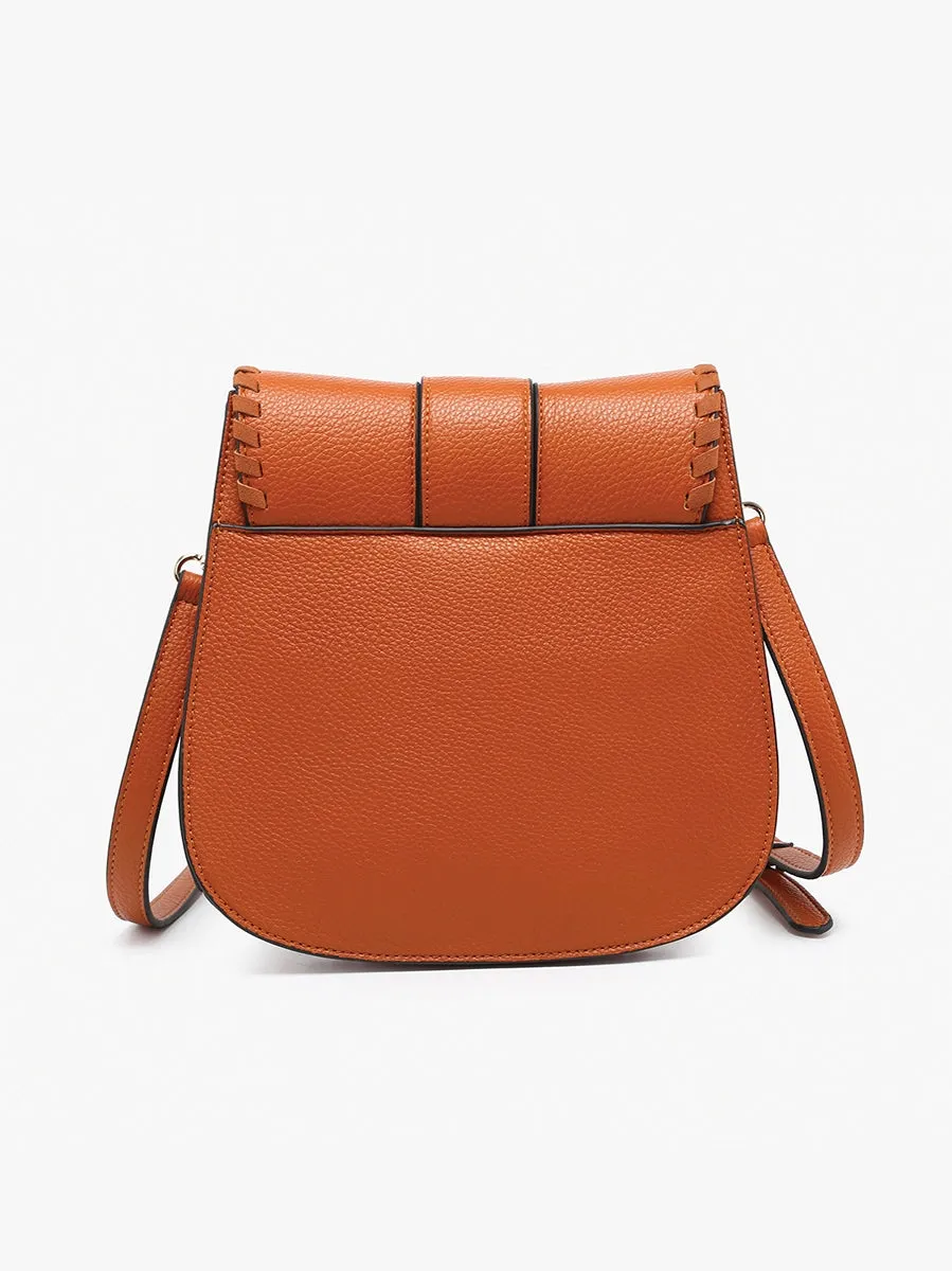 Sandra Buckle Flapover Crossbody