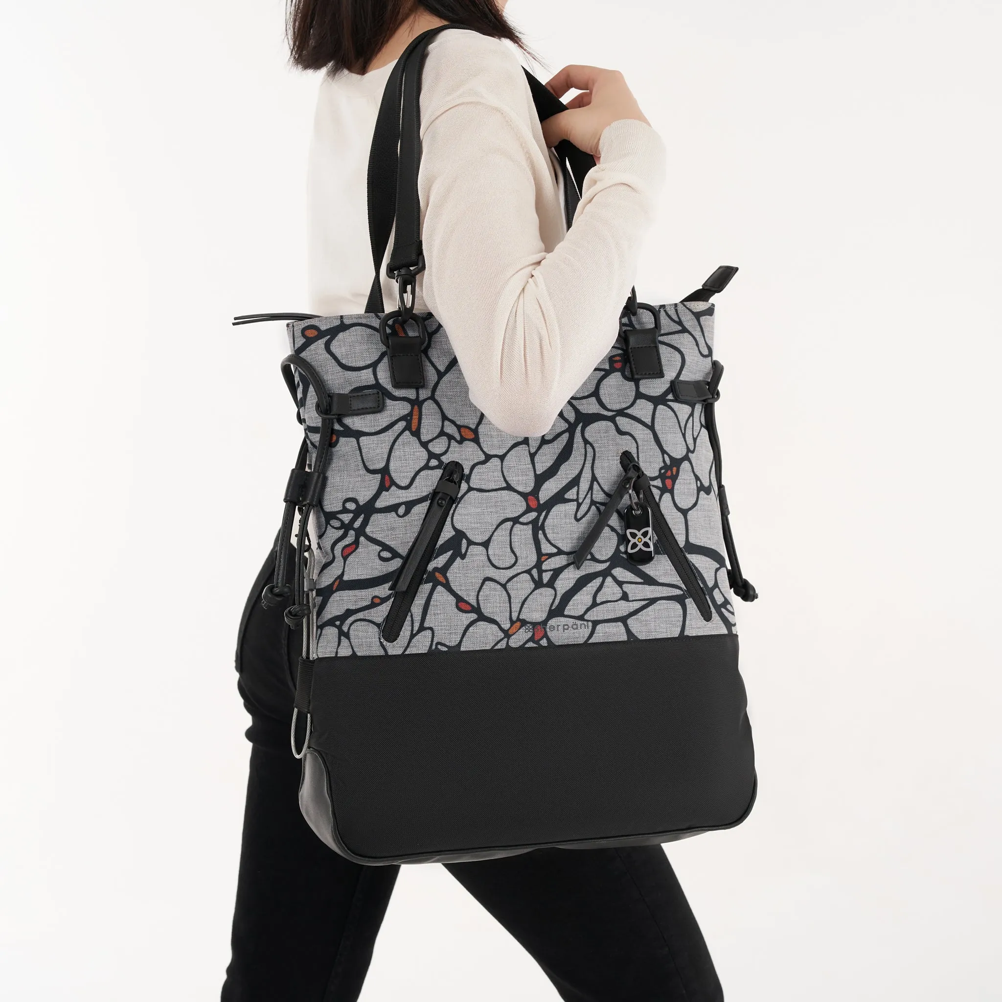 Sherpani Tempest AT Convertible Travel Tote Bag/ Backpack sakura