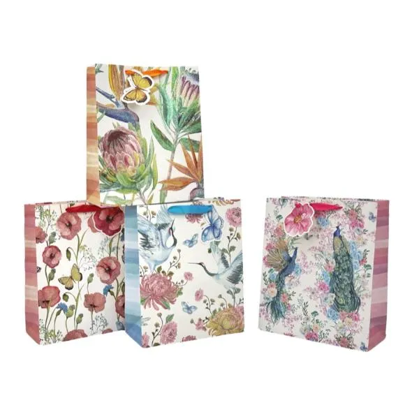 Small Garden Dreams Glitter Gift Bag -14.2cm