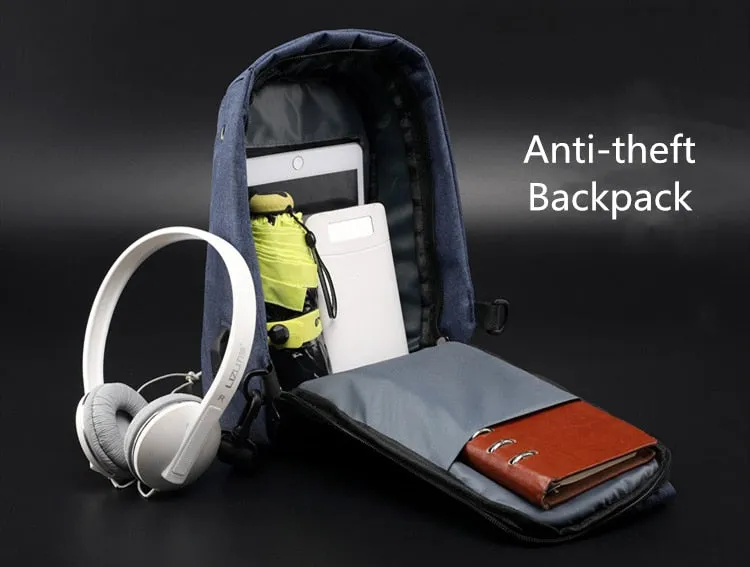 Small Original Anti-Theft Backpack Cross Body Single Shoulder With USB Charging