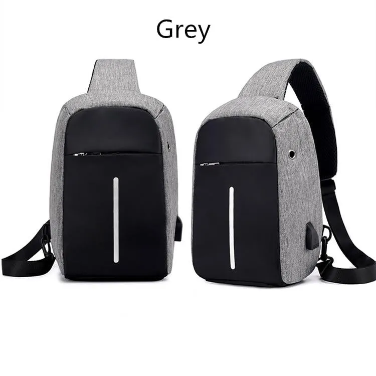 Small Original Anti-Theft Backpack Cross Body Single Shoulder With USB Charging