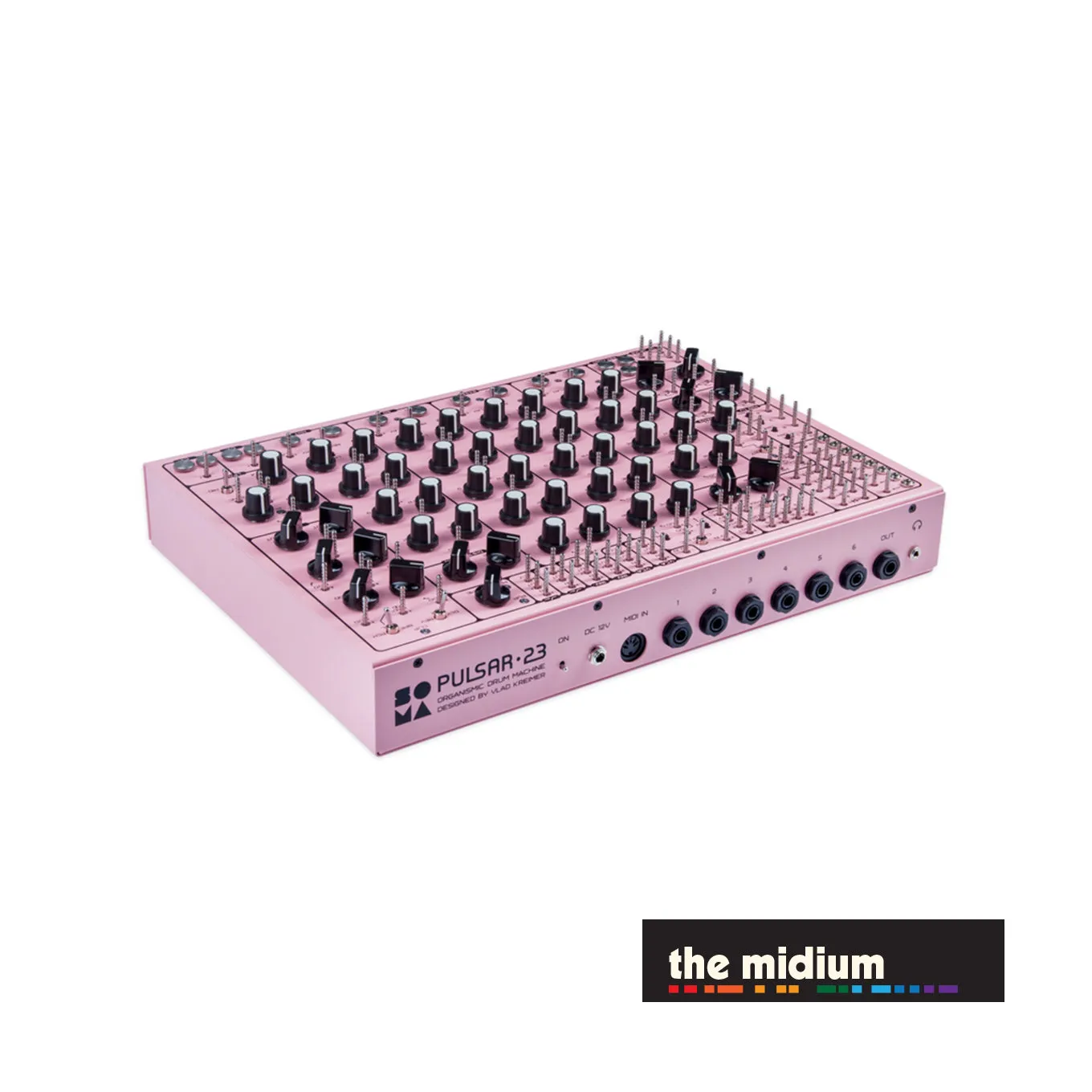 SOMA Laboratory PULSAR-23 organismic drum machine –– TURRET EDITION (Pink)