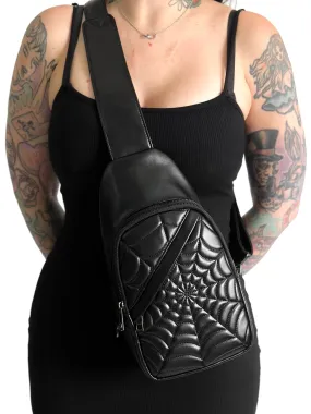 Spiderweb Sling Bag (Black) FOXBLOOD