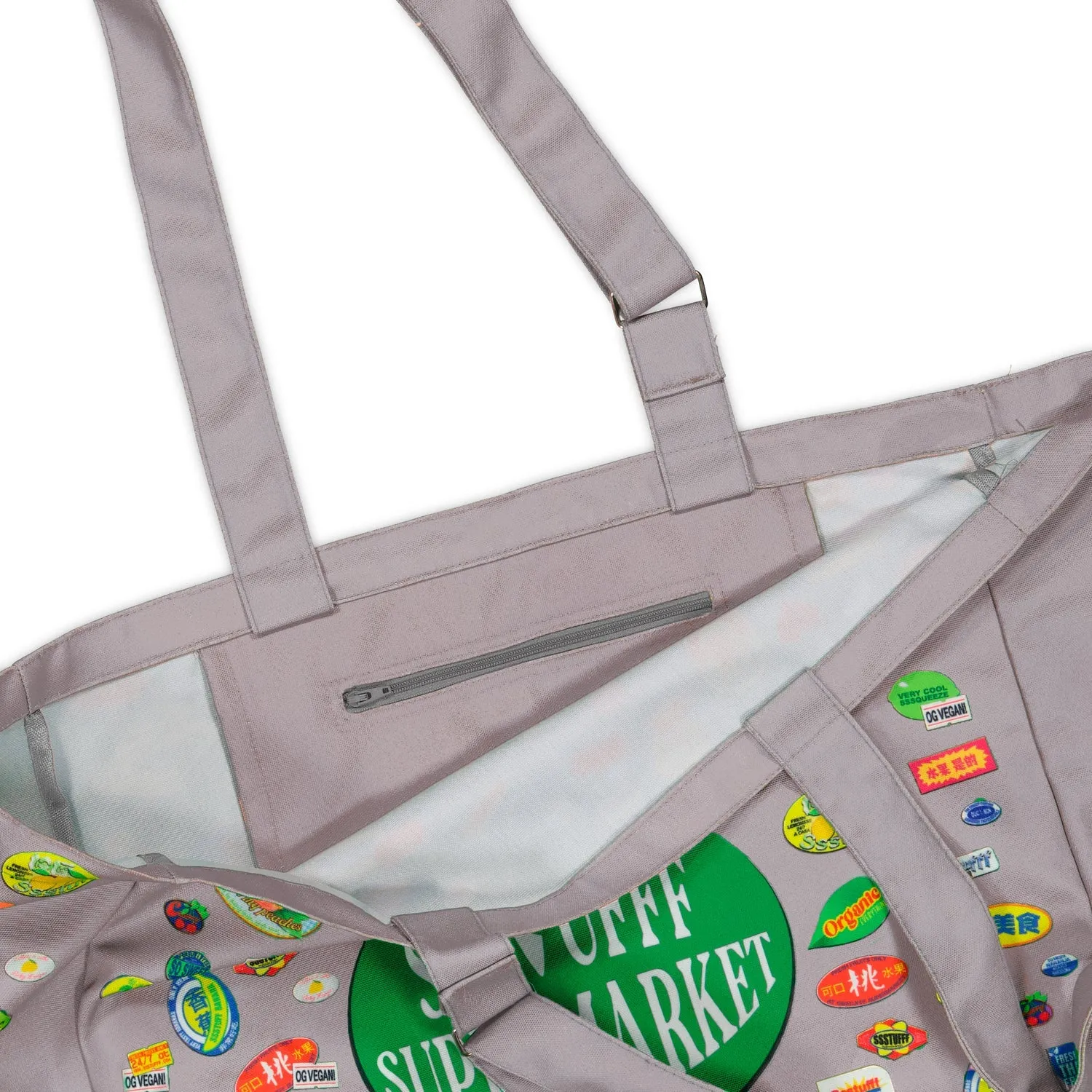 Supermarket Big Shopping Bag Grey (40l)