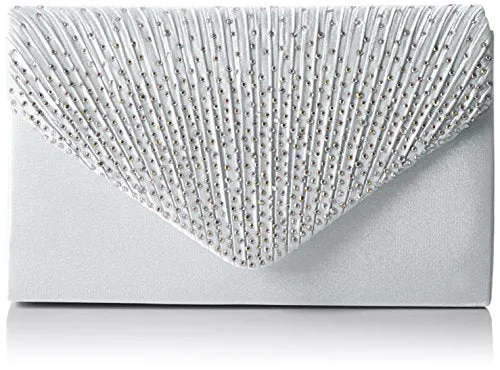 SWANKYSWANS Womens Abby Diamante Envelope Style Bag Clutch