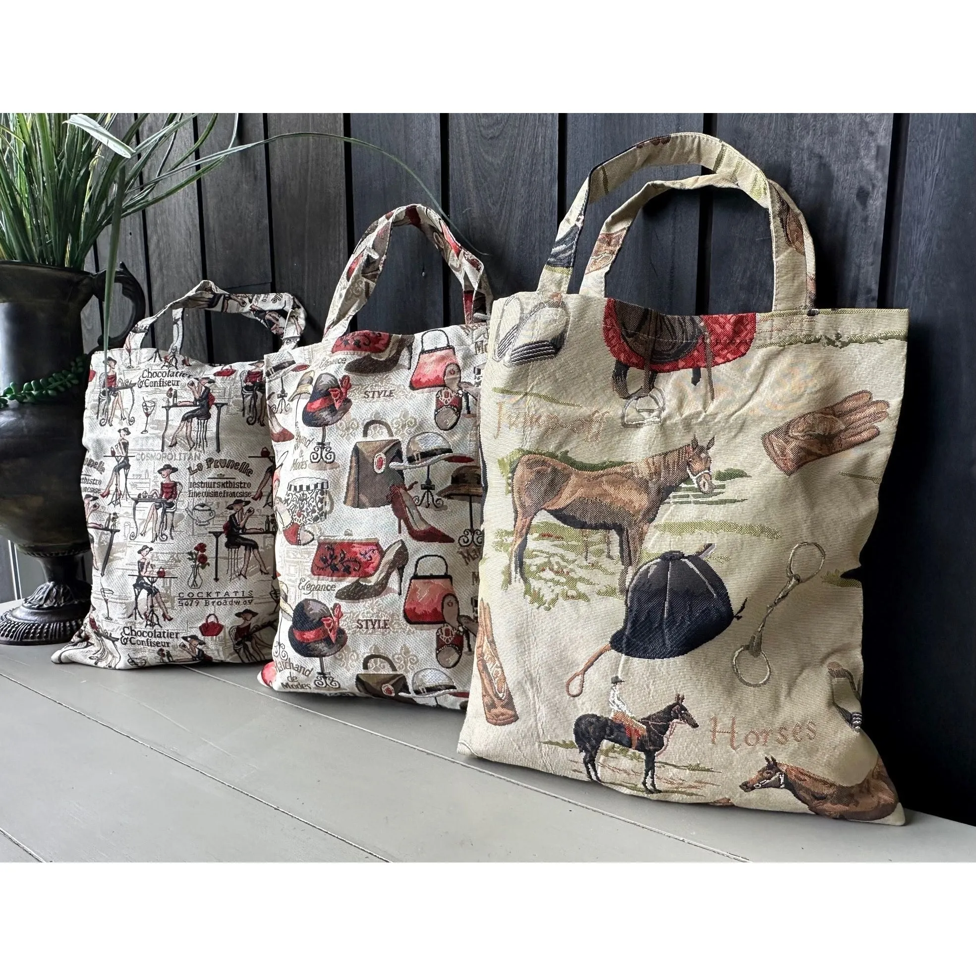 Tapestry Eco Shopping Bag - Rendezvous