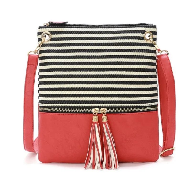 Tassel Zipper Shoulder Crossbody bags