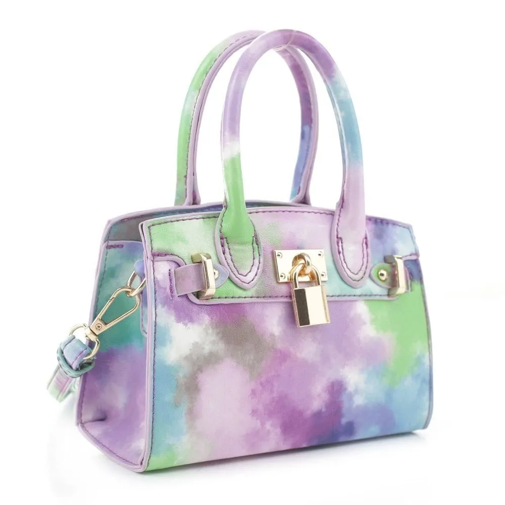 TD6286 Micro Tie-Dye Turn-Clasp & Lock Crossbody