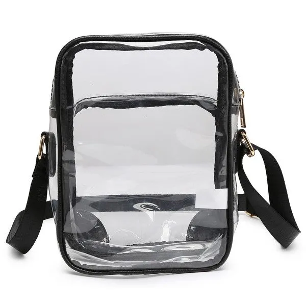 TEEK - See Thru Multi Compartment Crossbody Bag