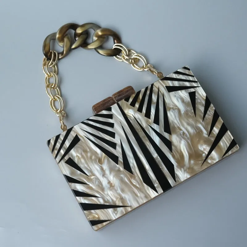 TEEK - Striped Safari Clutch