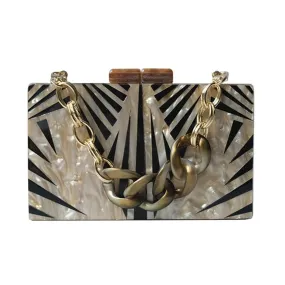 TEEK - Striped Safari Clutch