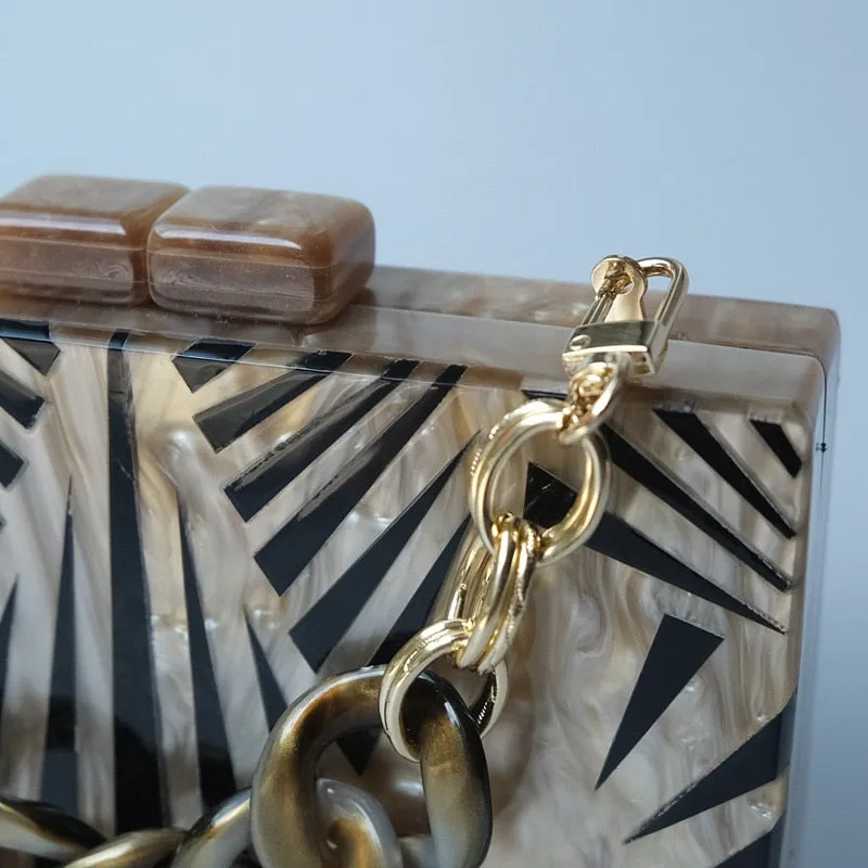 TEEK - Striped Safari Clutch