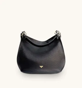 The Harriet Black Leather Bag