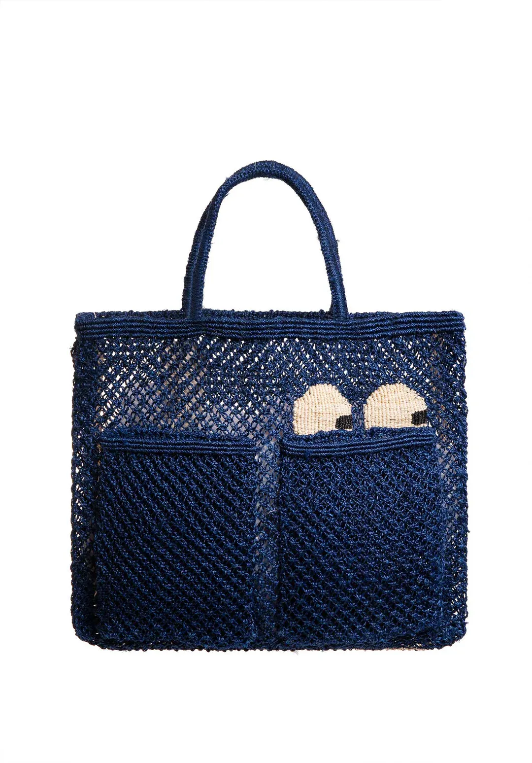 The Harvey Eyes Indigo Tote