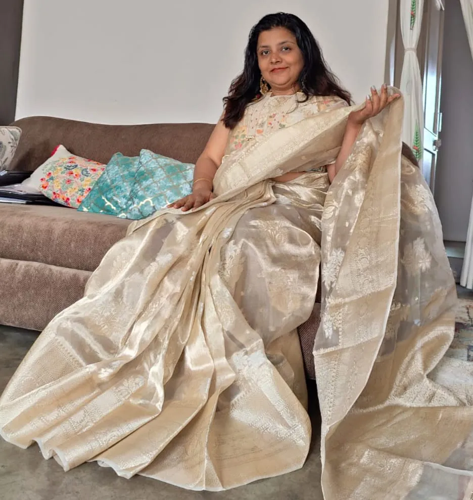 TISSUE BANARASI  SAREE