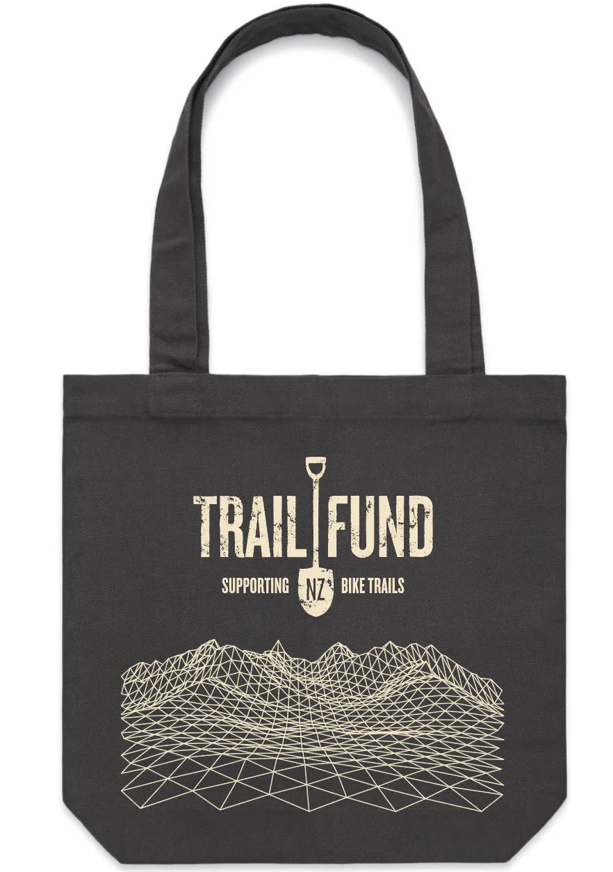 Trail Fund Canvas Tote Bag.  Limited Edition