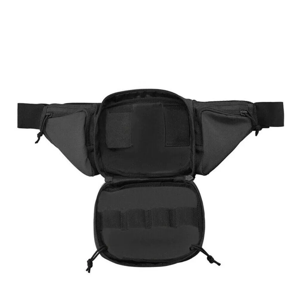 US 1-2 Pc Tactical Pistol Pouch Waist Gun Pack Bag Fanny Packs Concealed Carry