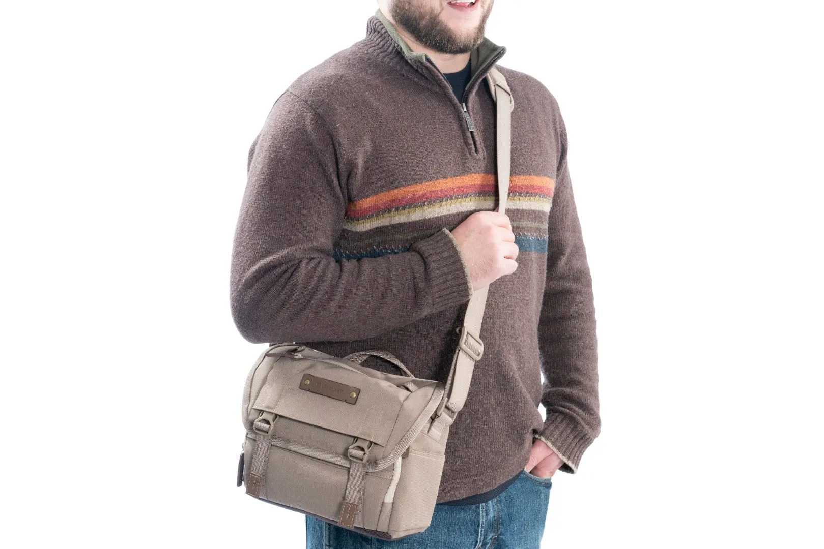 VEO RANGE 21M BG Messenger Camera Bag - Tan