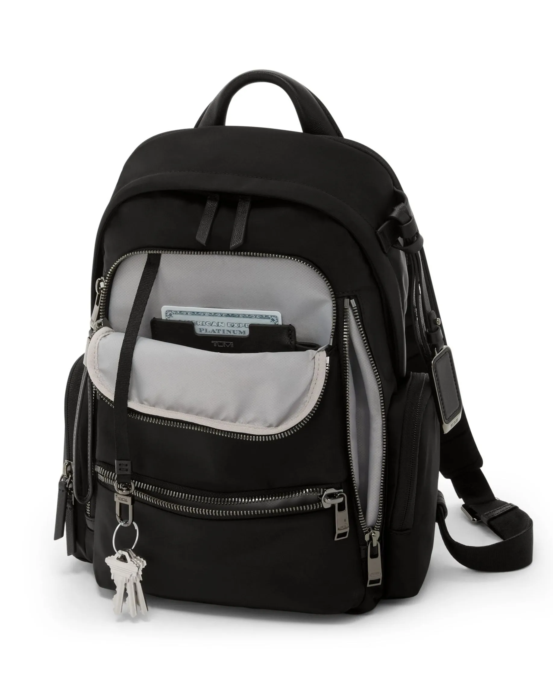 VOYAGEUR Celina Medium Backpack - Black/Gunmetal