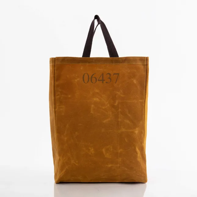 Waxed Canvas Market Tote - 06437