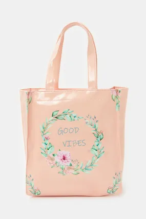 Women Pink Shopper Bag