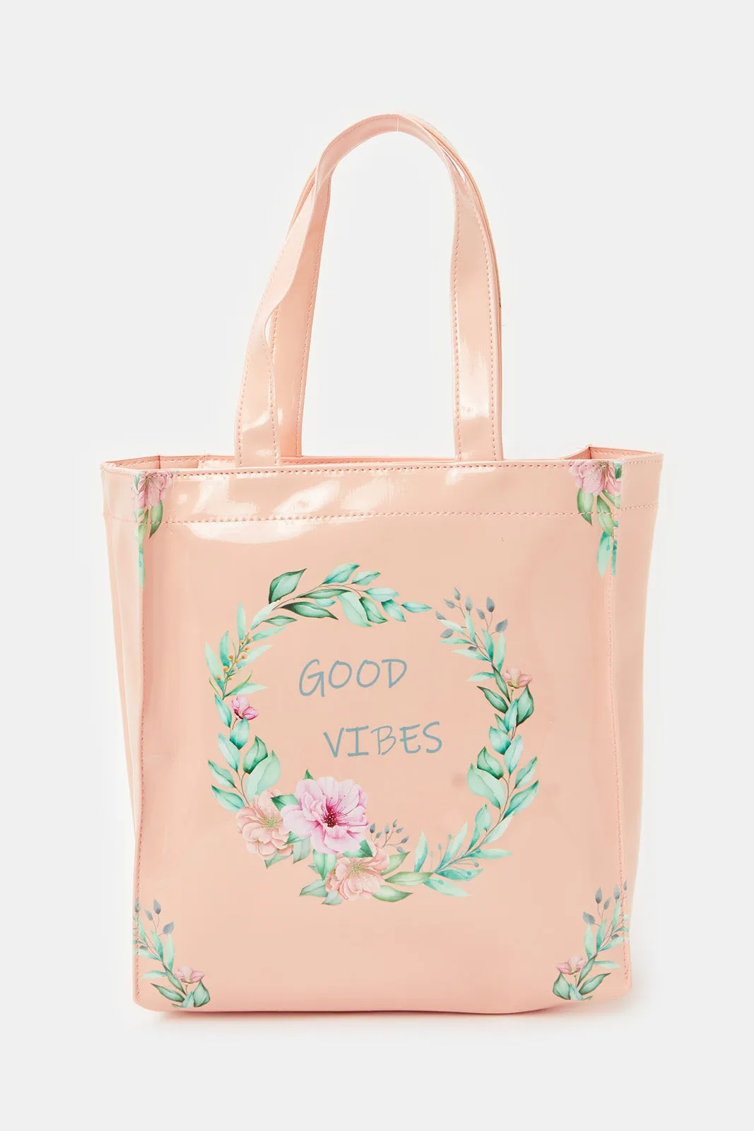 Women Pink Shopper Bag