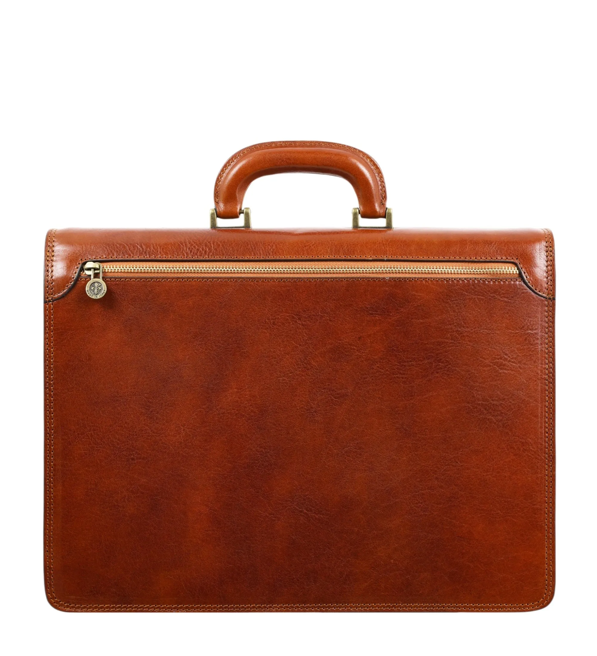 Womens Leather Briefcase - The Sound of the Mountain